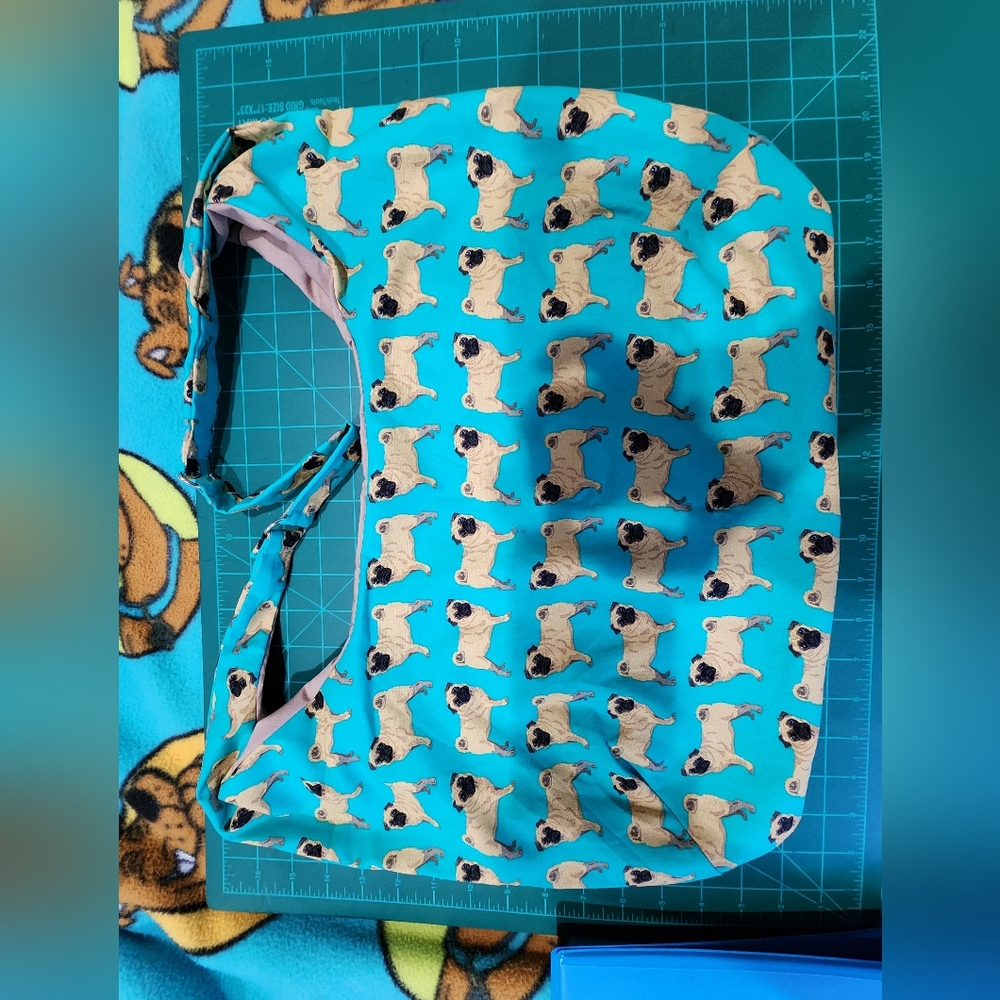 Pug/dog large purse//tote bag